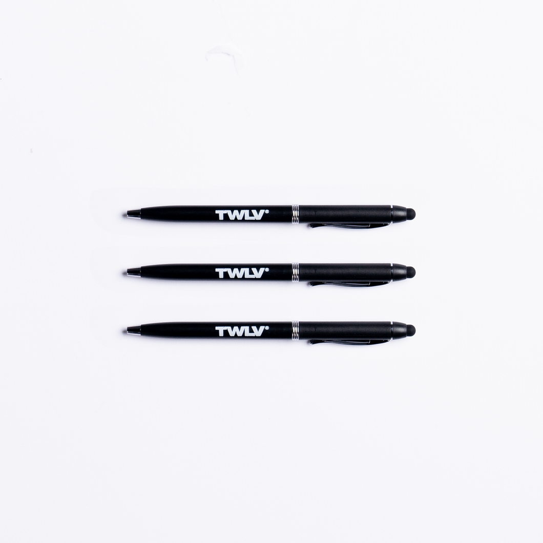 TWLV Logo Pens (Pack of 3)